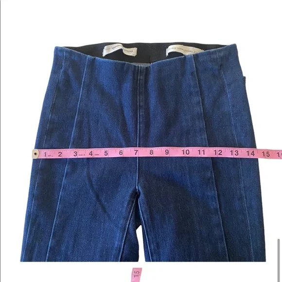 Anthropologie | Pilcro & the Letterpress | Seamed High Rise Denim Legging 26 - Picture 8 of 12